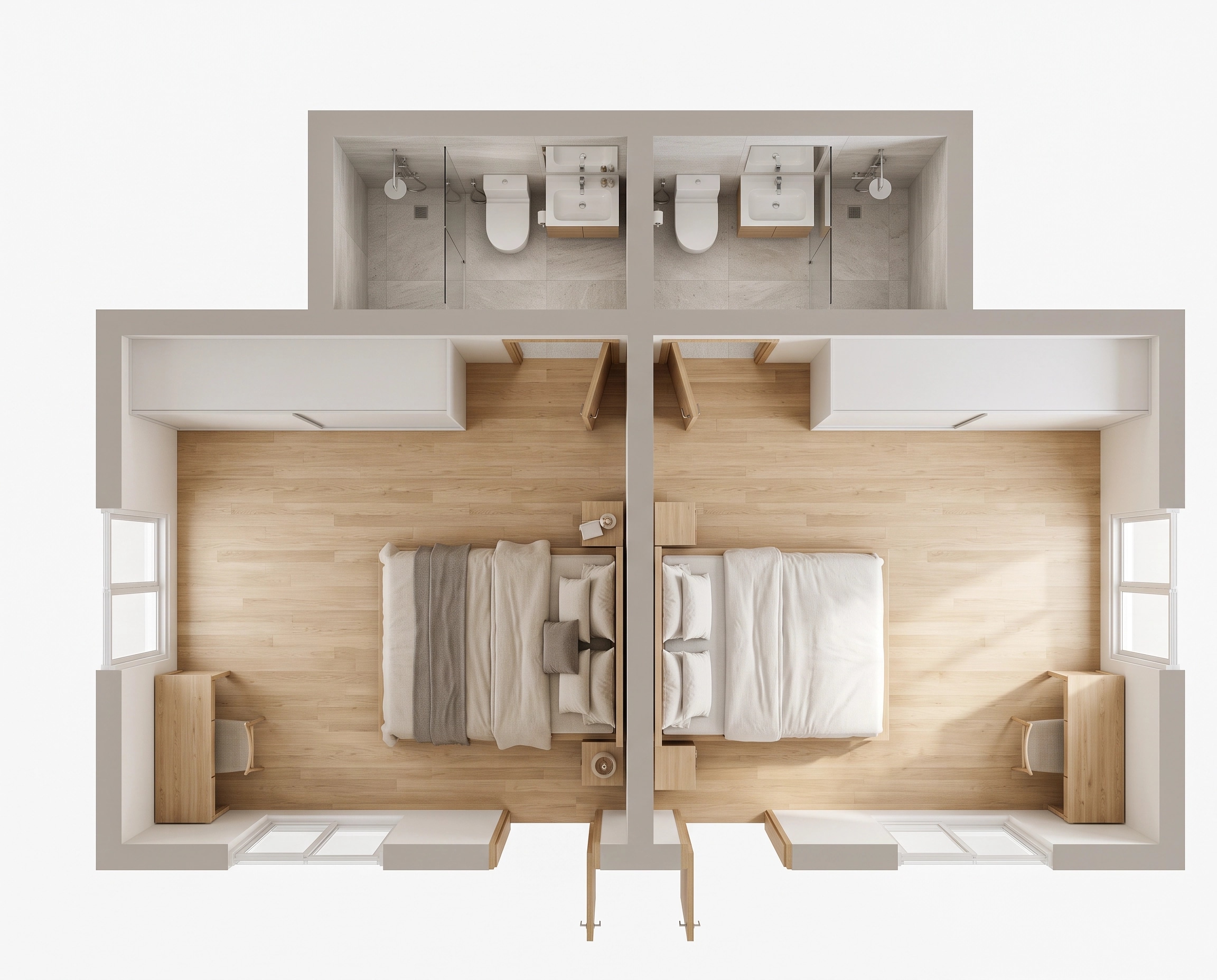 Interior design in Minimalism style — Living Room by GenRoom AI