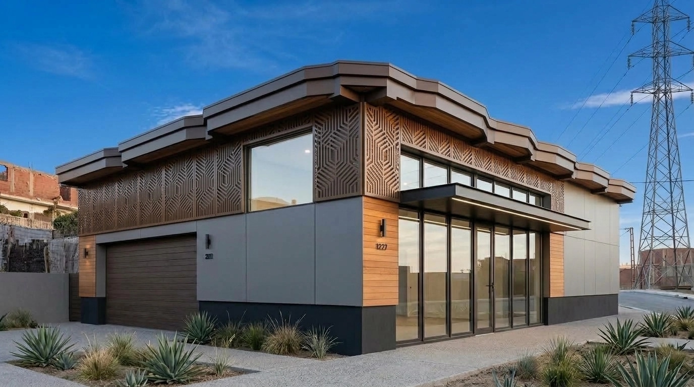 Facade design in Minimalist Facade style — Facade by GenRoom AI