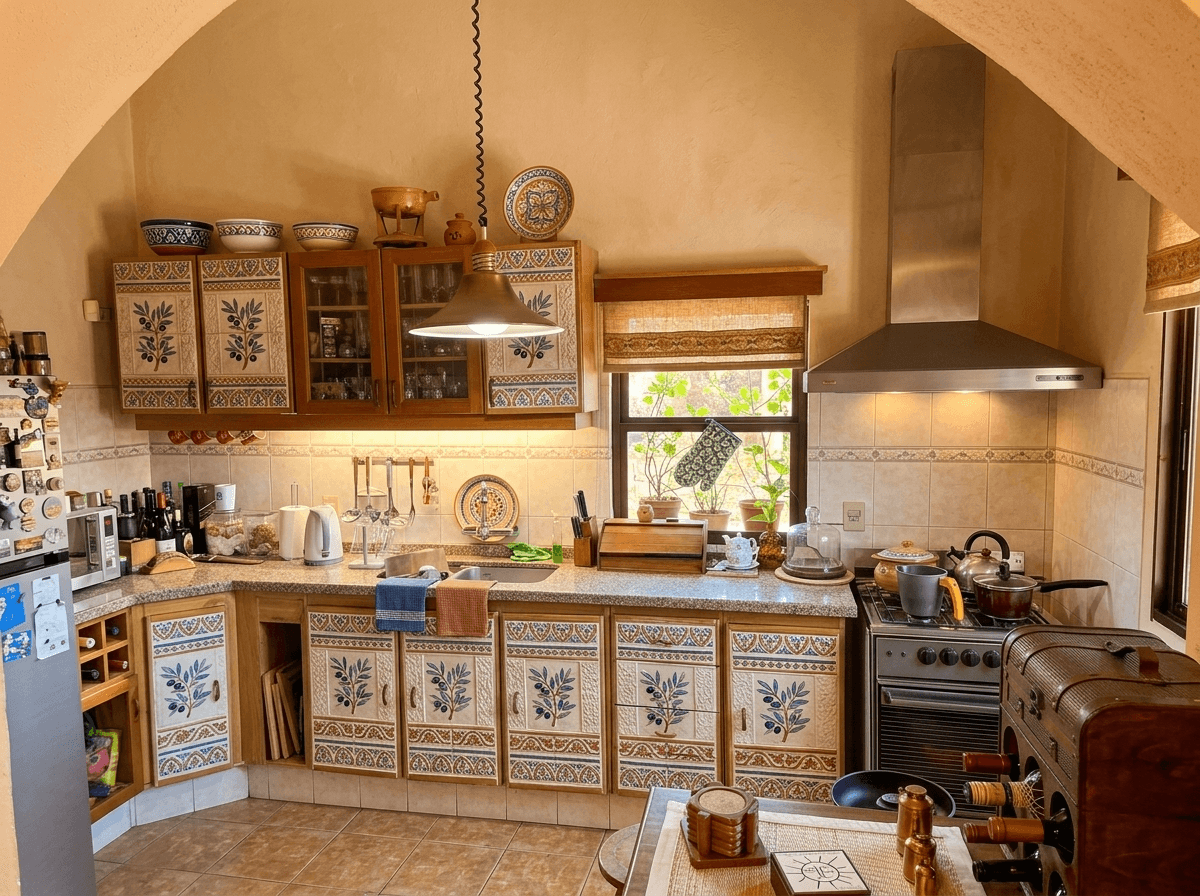 Interior design in Mediterranean style — Kitchen by GenRoom AI