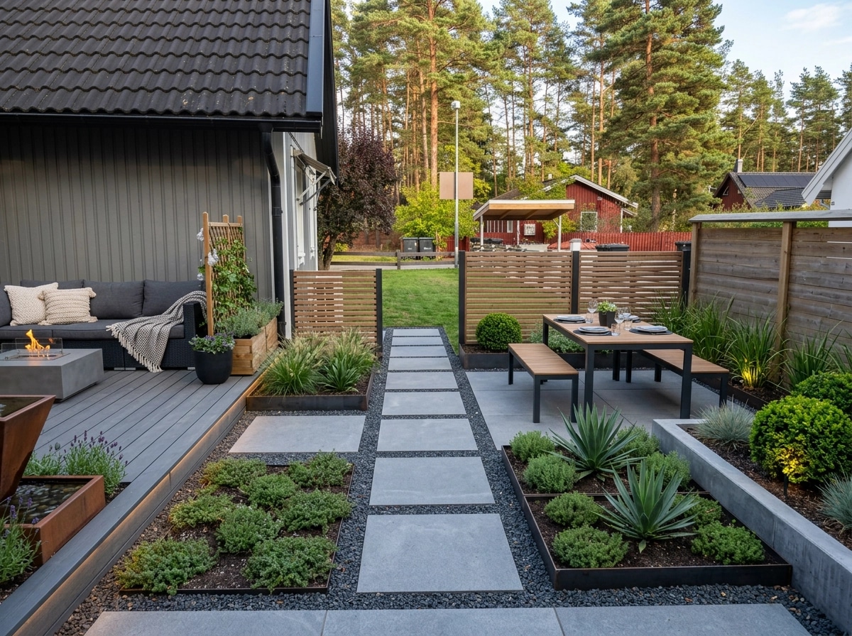 Contemporary Yard Yard design — yard photo by GenRoom AI