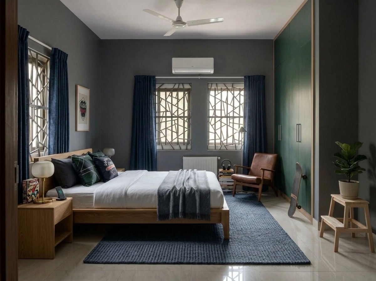 Interior design in Scandinavian style — Bedroom by GenRoom AI