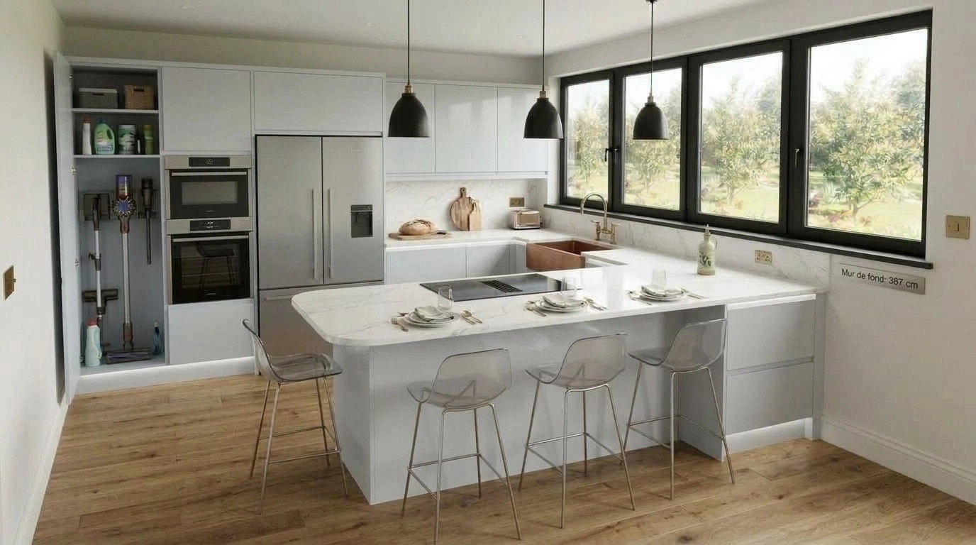 Modern Farmhouse Kitchen design — interior photo by GenRoom AI