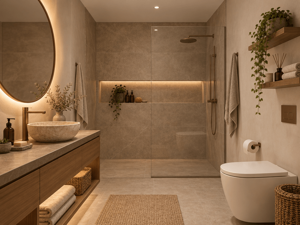 Bathroom interior in no_style style — photo by GenRoom AI