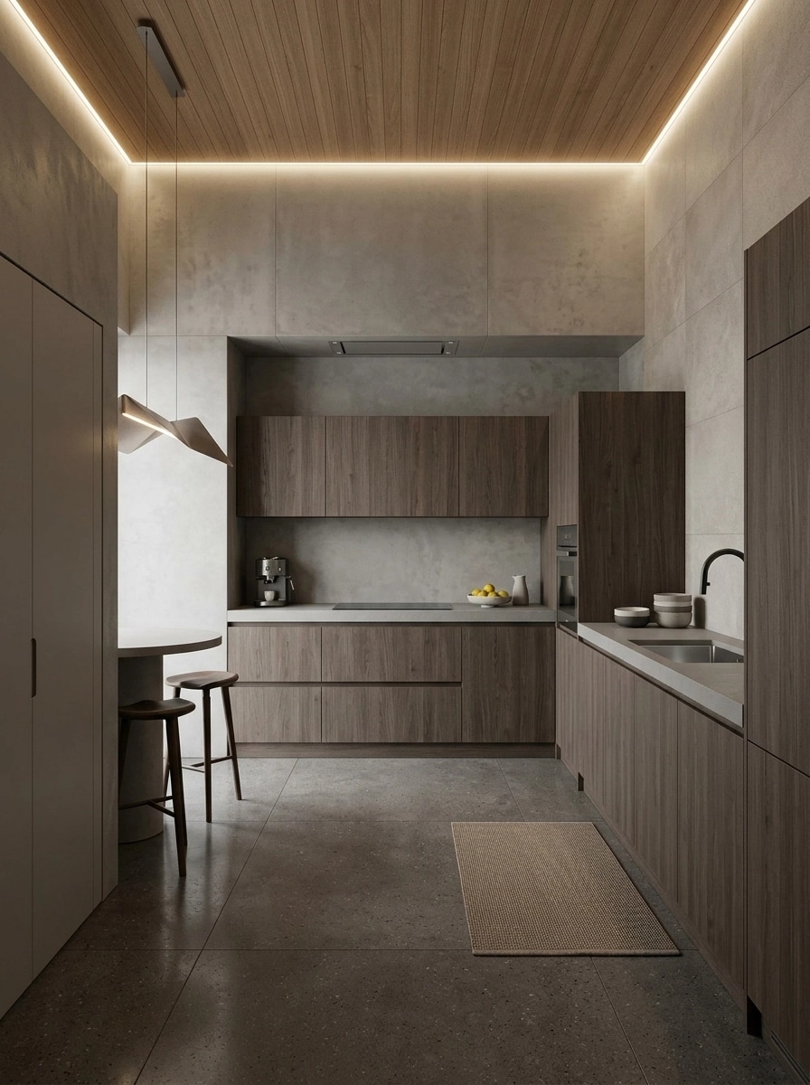 Kitchen interior in no_style style — photo by GenRoom AI