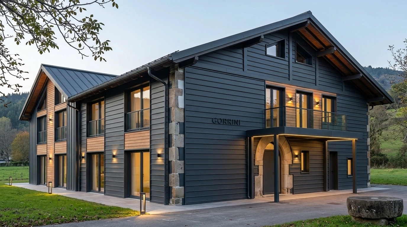 Facade design in Barnhouse Facade style — Facade by GenRoom AI