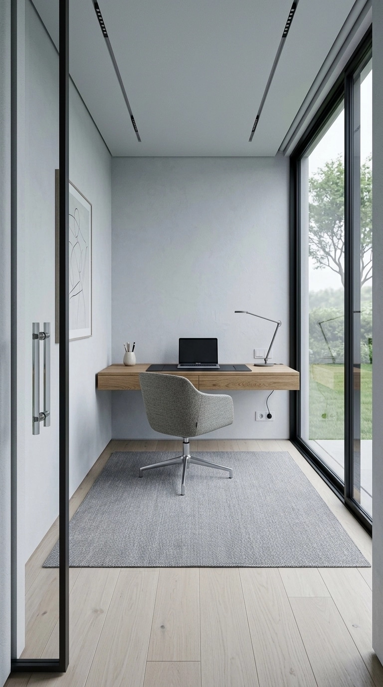 Interior design in Minimalism style — home_office by GenRoom AI