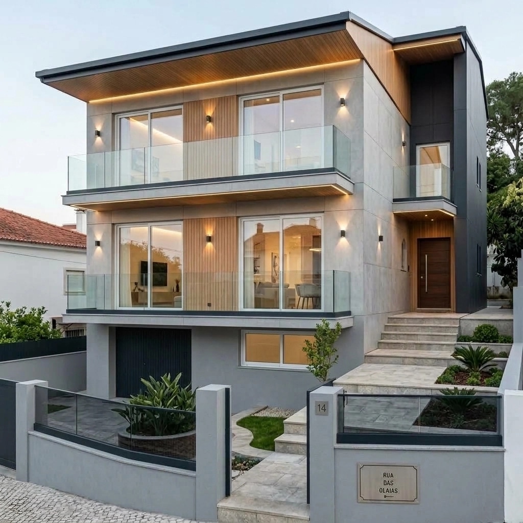 Contemporary Facade Facade design — facade photo by GenRoom AI