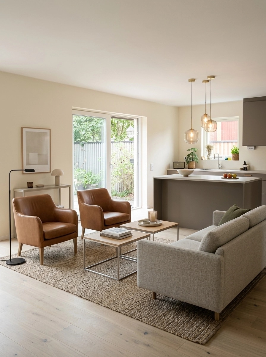Scandinavian Living Room design — interior photo by GenRoom AI