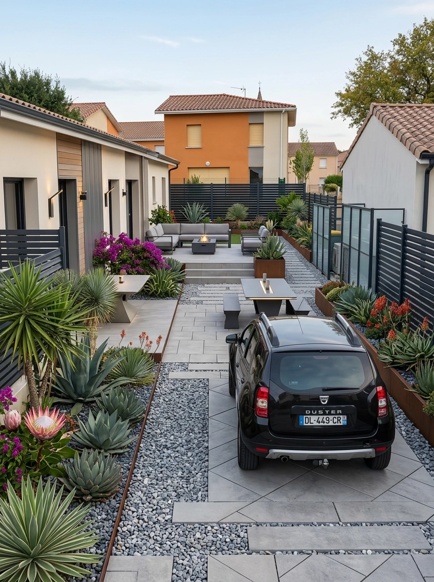 Contemporary Yard Yard design — yard photo by GenRoom AI
