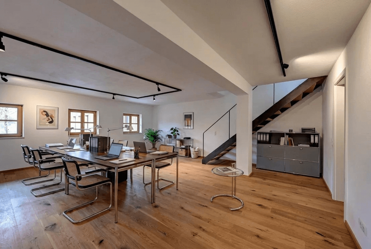 Bauhaus Office design — interior photo by GenRoom AI