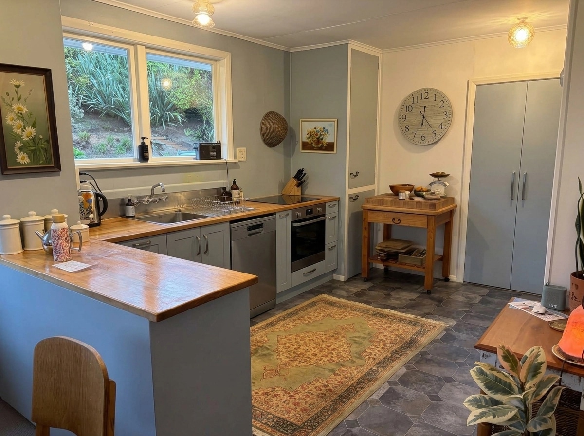 Kitchen interior in no_style style — photo by GenRoom AI
