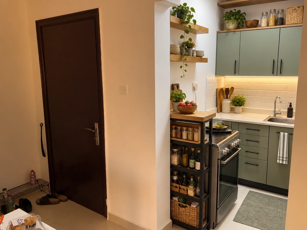 Kitchen interior in no_style style — photo by GenRoom AI