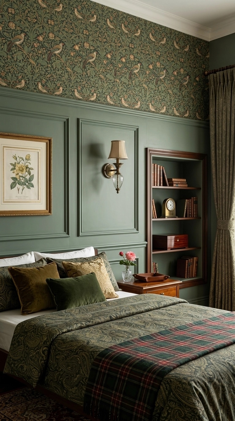 Interior design in British style — Bedroom by GenRoom AI