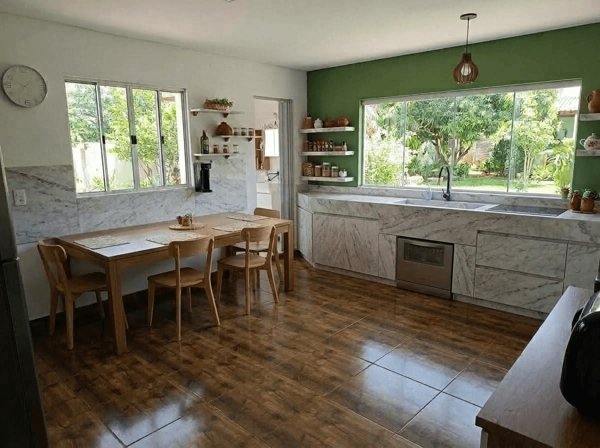 Kitchen interior in no_style style — photo by GenRoom AI