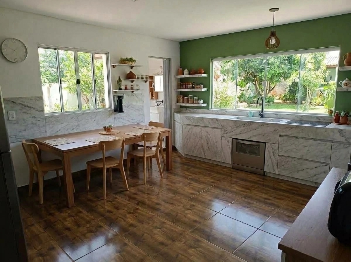 Kitchen interior in no_style style — photo by GenRoom AI
