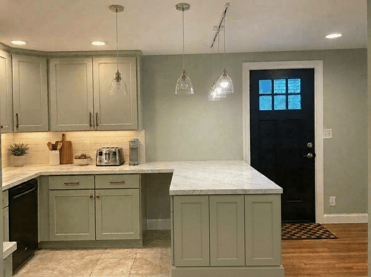 Kitchen interior in no_style style — photo by GenRoom AI