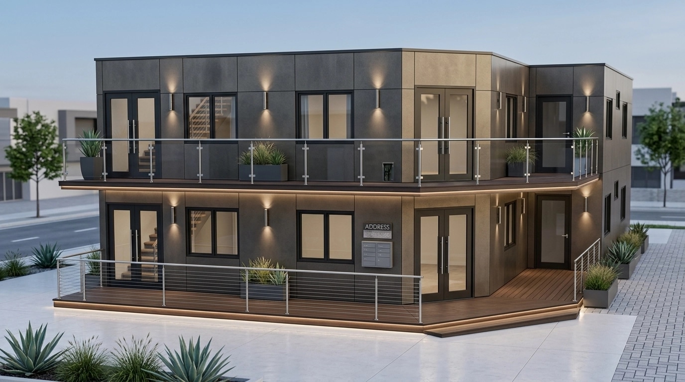 Contemporary Facade Facade design — facade photo by GenRoom AI