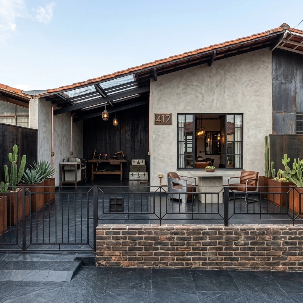 Facade design in Loft Facade style — Facade by GenRoom AI