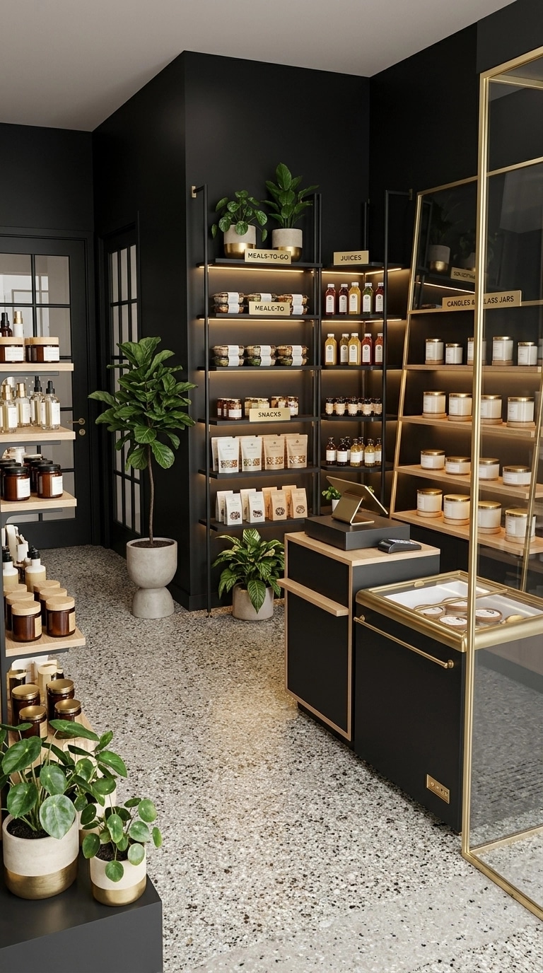 Design d'intérieur en style Minimalism — shop par GenRoom AI