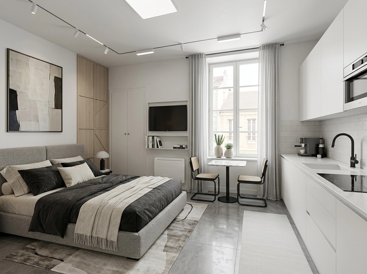 Interior design in Contemporary style — studio by GenRoom AI