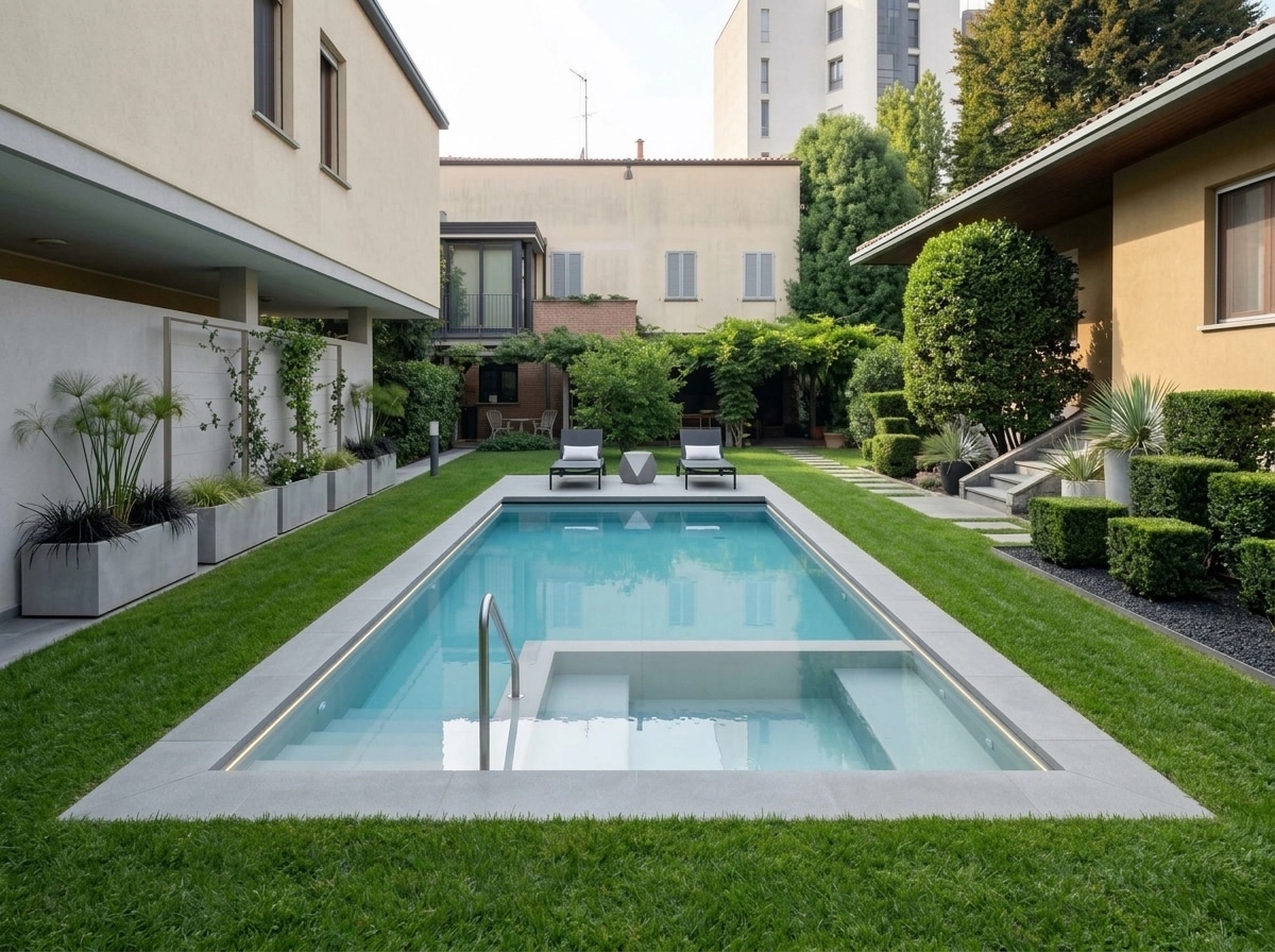 Landscape design in Minimalist Yard style — Yard by GenRoom AI