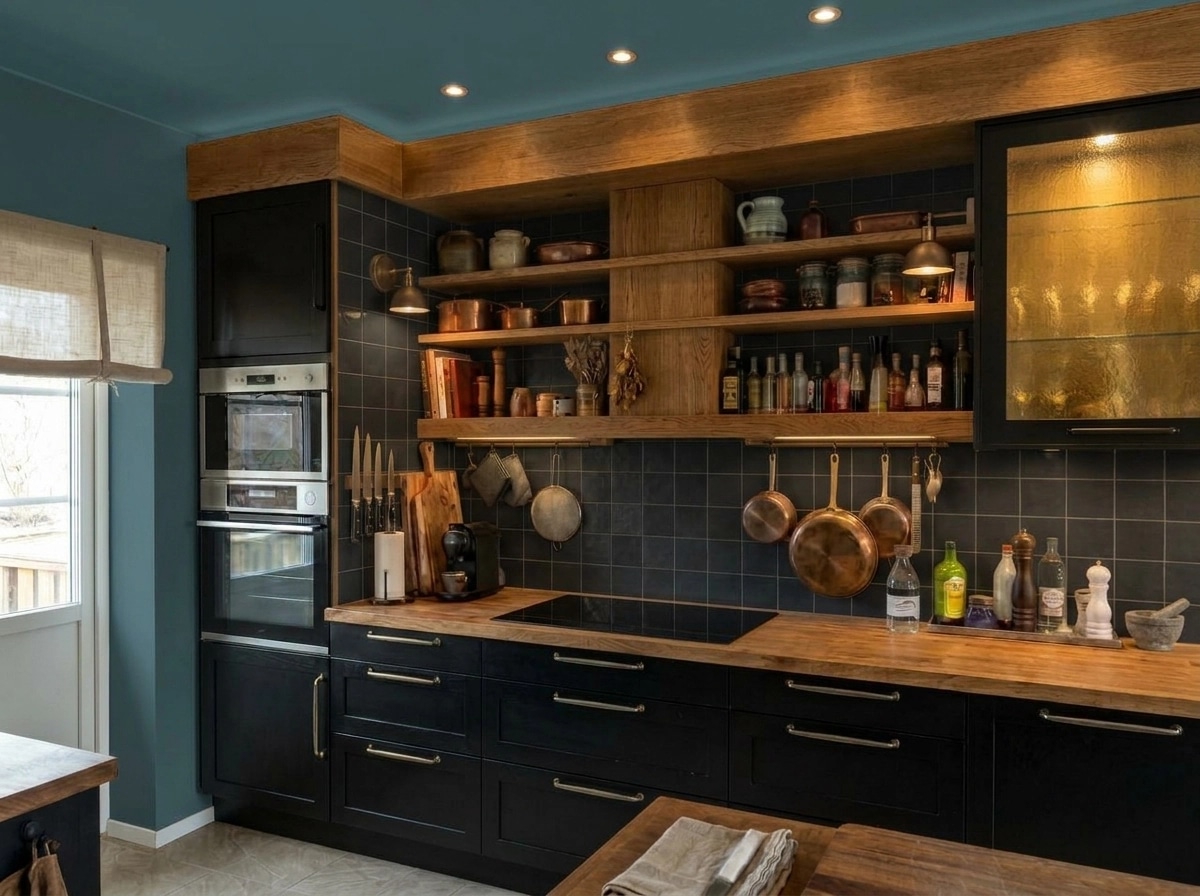 Interior design in Rustic style — Kitchen by GenRoom AI