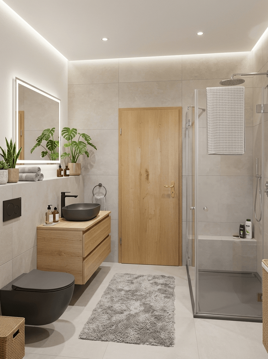 Bathroom interior in no_style style — photo by GenRoom AI