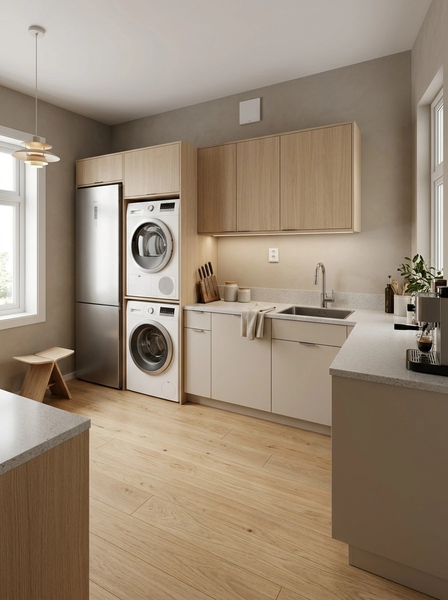 Scandinavian Kitchen design — interior photo by GenRoom AI