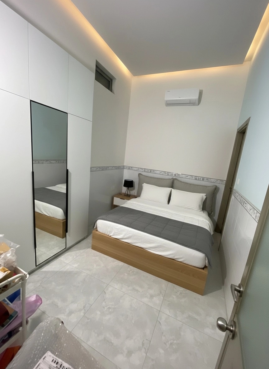 Minimalism Bedroom design — interior photo by GenRoom AI