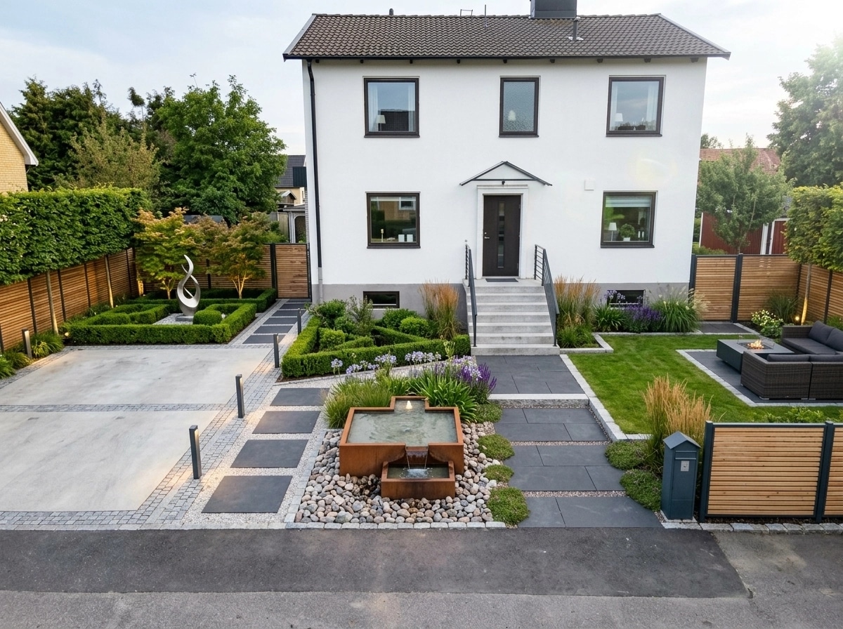 Contemporary Yard Yard design — yard photo by GenRoom AI