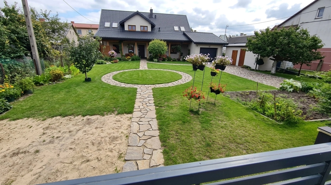 Yard design in no_style style — photo by GenRoom AI