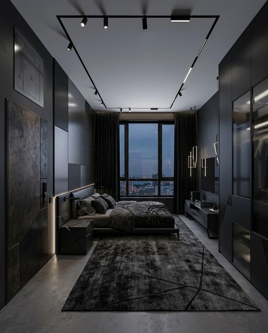 Interior design in Blacktec style — Bedroom by GenRoom AI