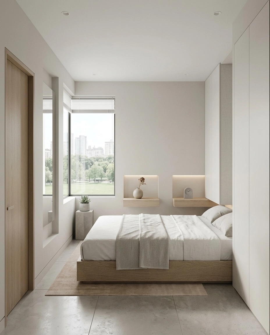 Minimalism Bedroom design — interior photo by GenRoom AI