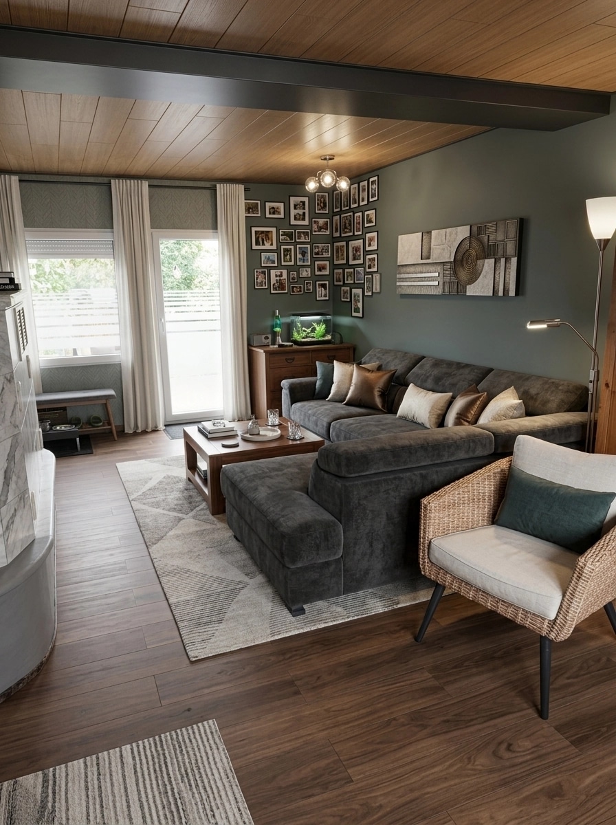 Interior design in Contemporary style — Living Room by GenRoom AI