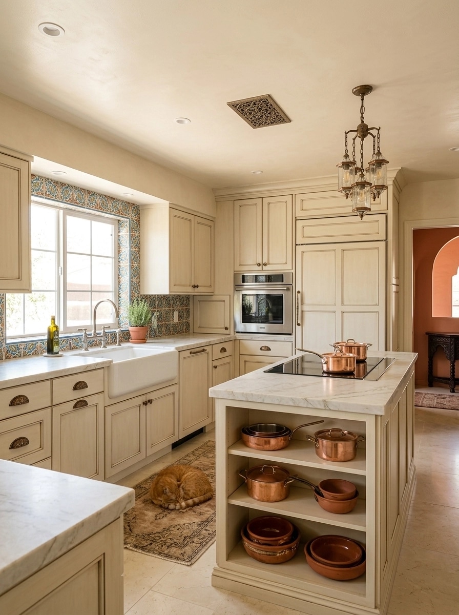 Mediterranean Kitchen design — interior photo by GenRoom AI