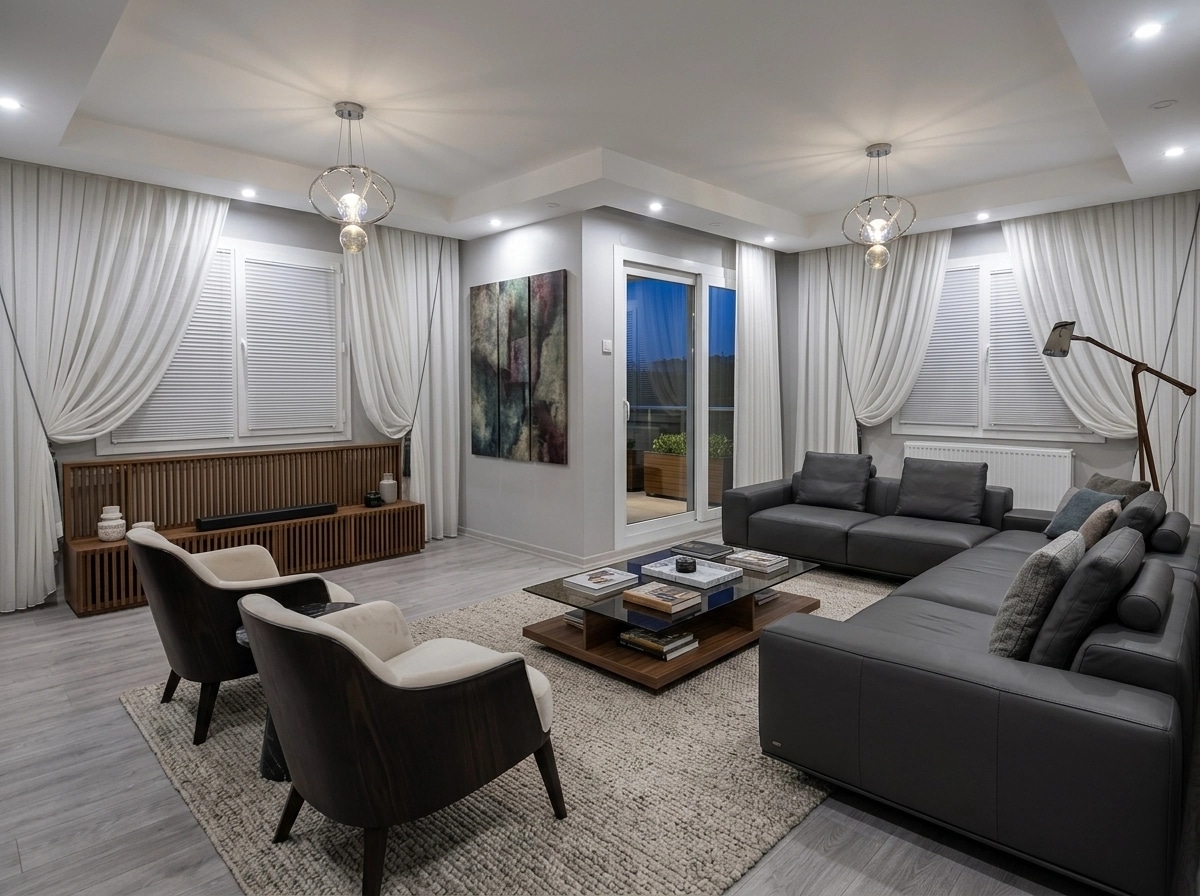 Interior design in Contemporary style — Living Room by GenRoom AI
