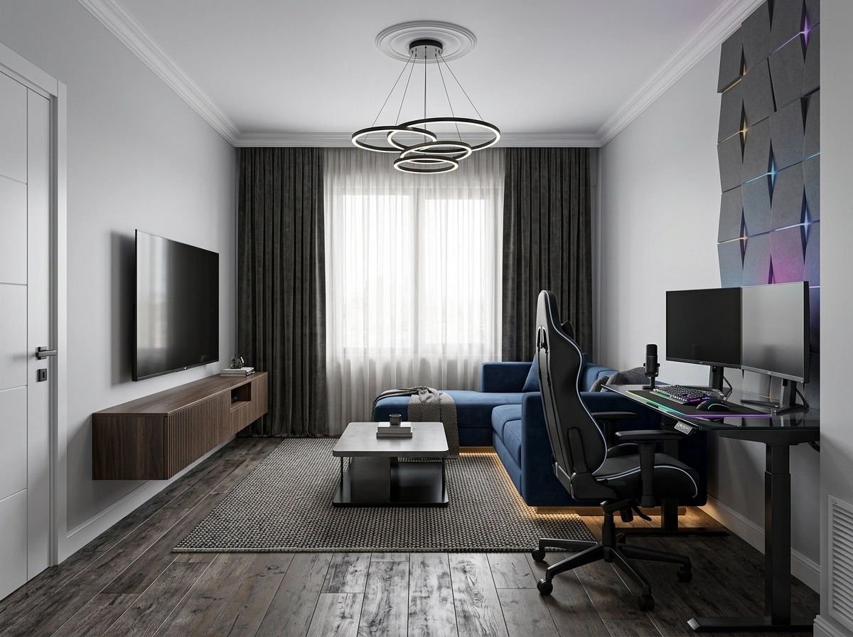 Interior design in Contemporary style — Living Room by GenRoom AI