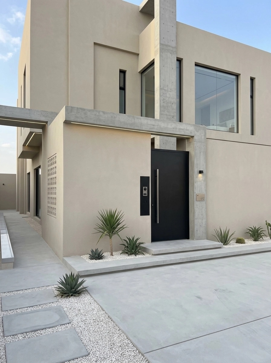 Minimalist Facade Facade design — facade photo by GenRoom AI