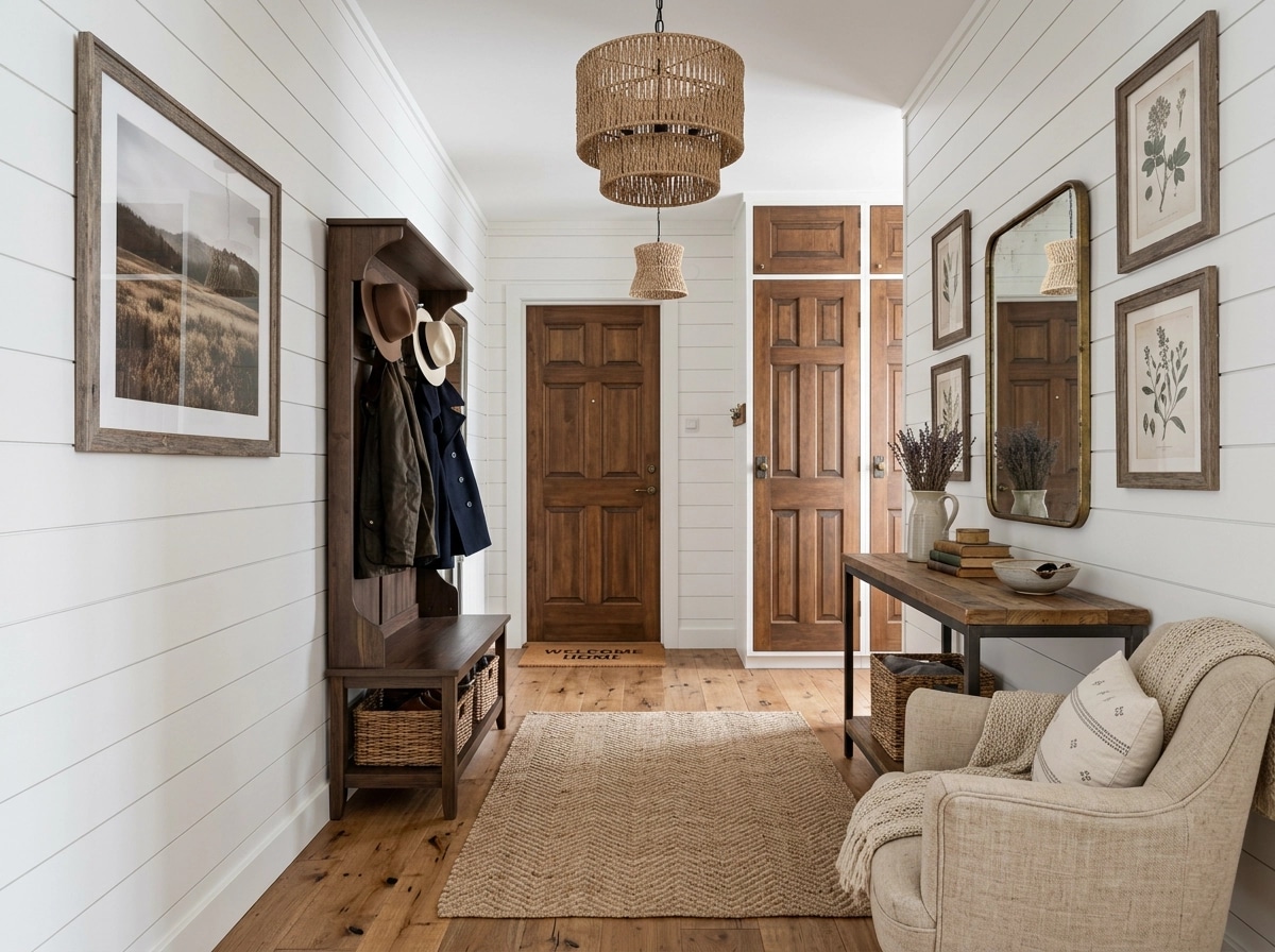 Interior design in Modern Farmhouse style — Hallway by GenRoom AI