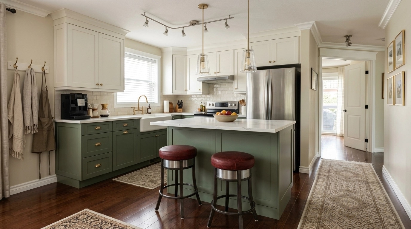 Modern Farmhouse Kitchen design — interior photo by GenRoom AI
