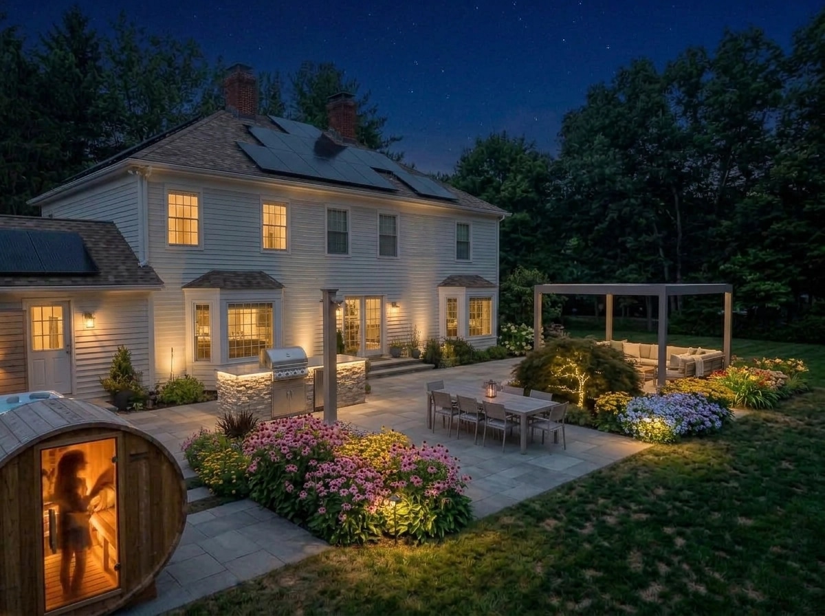 Landscape design in Contemporary Yard style — Yard by GenRoom AI