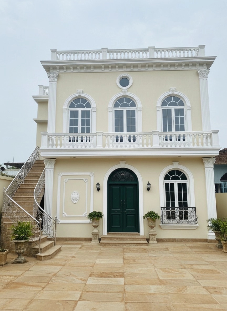 Classic Facade Facade design — facade photo by GenRoom AI