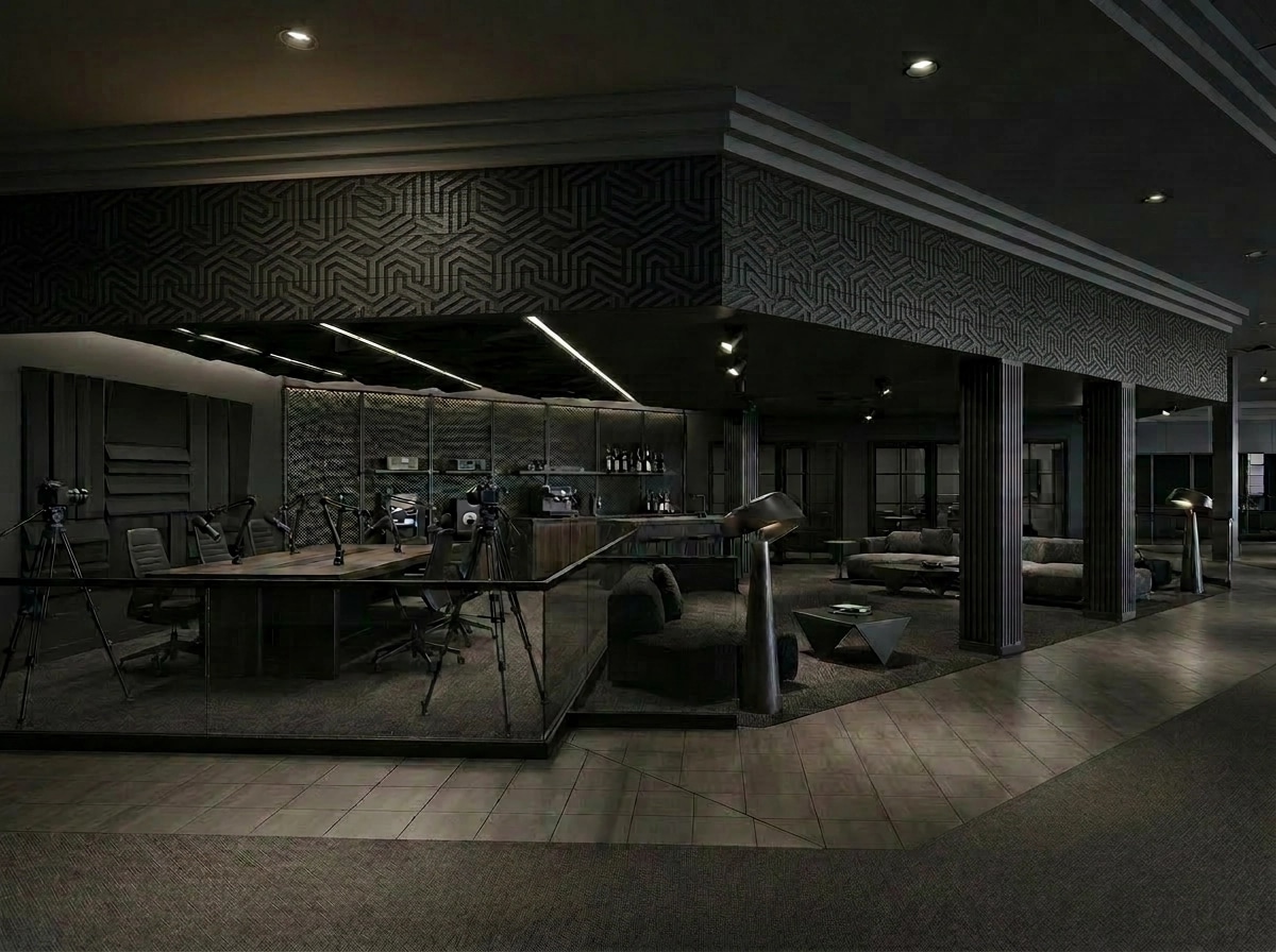 Interior design in Blacktec style — other by GenRoom AI