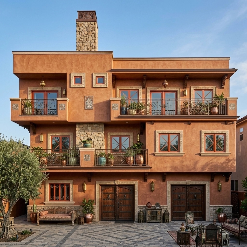 Facade design in Eclectic Facade style — Facade by GenRoom AI