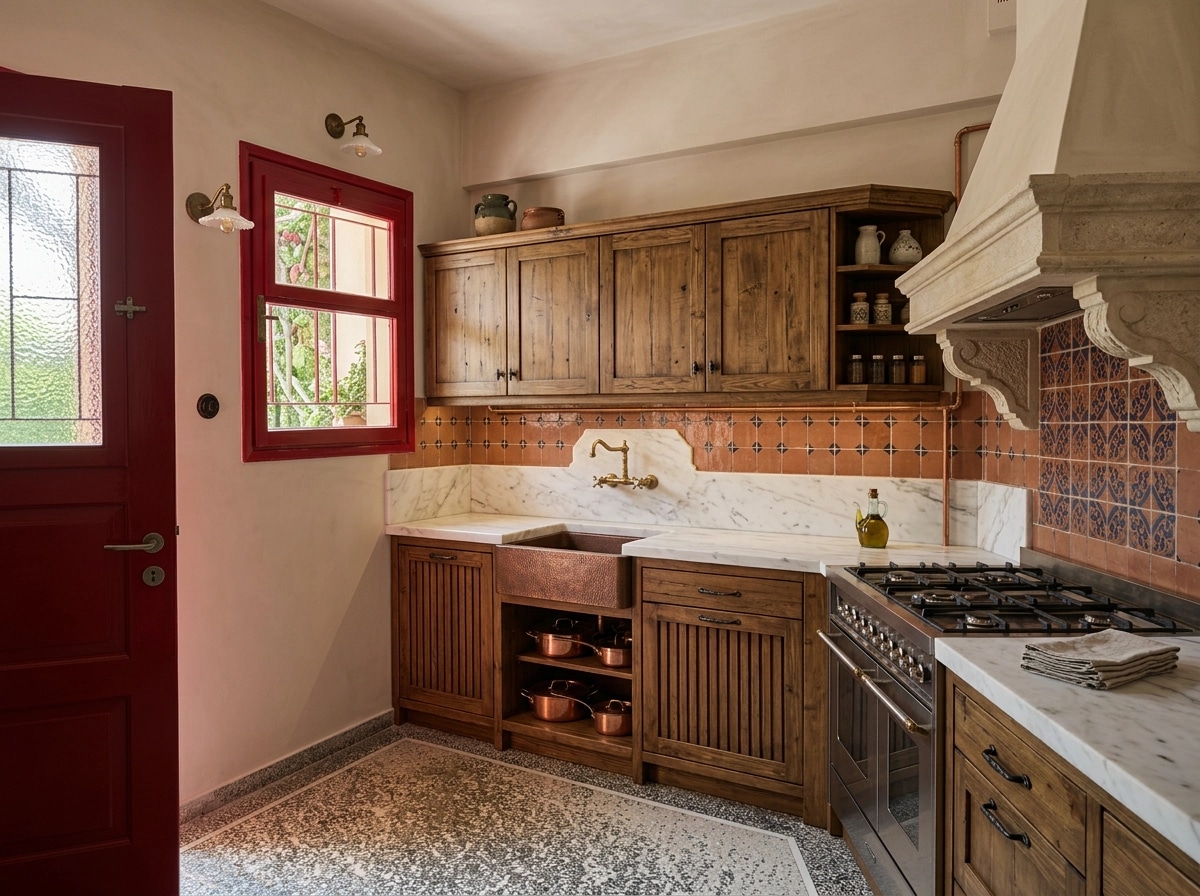 Interior design in Mediterranean style — Kitchen by GenRoom AI