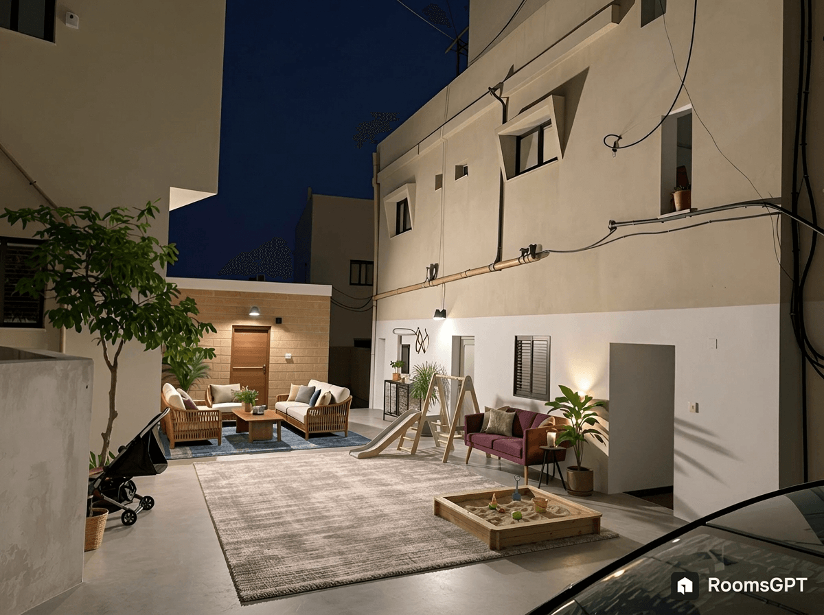 Yard design in no_style style — photo by GenRoom AI