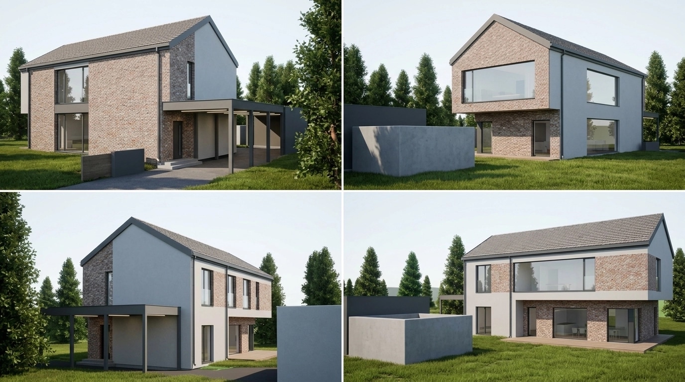 Facade design in Minimalist Facade style — Facade by GenRoom AI