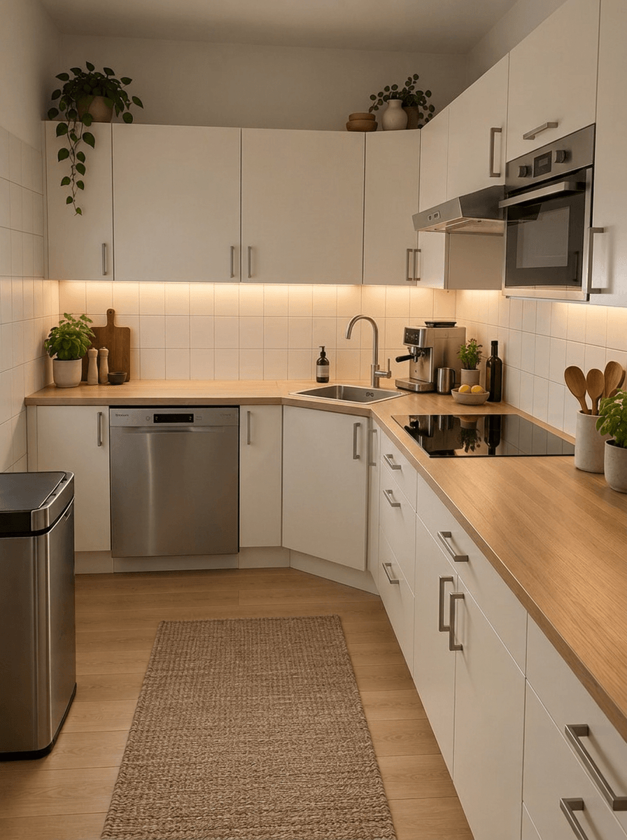Minimalism Kitchen design — interior photo by GenRoom AI