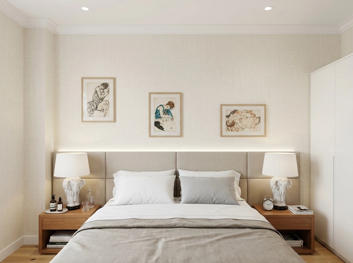 Minimalism Bedroom design — interior photo by GenRoom AI