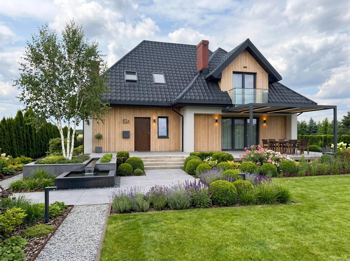 Scandinavian Facade Facade design — facade photo by GenRoom AI